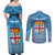 Fiji Rugby Couples Matching Off Shoulder Maxi Dress and Long Sleeve Button Shirts Fijian Go 2023 World Cup - Wonder Print Shop