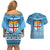 Fiji Rugby Couples Matching Off Shoulder Short Dress and Hawaiian Shirt Fijian Go 2023 World Cup - Wonder Print Shop