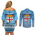 Fiji Rugby Couples Matching Off Shoulder Short Dress and Long Sleeve Button Shirts Fijian Go 2023 World Cup - Wonder Print Shop
