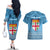 Fiji Rugby Couples Matching Off The Shoulder Long Sleeve Dress and Hawaiian Shirt Fijian Go 2023 World Cup - Wonder Print Shop