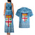 Fiji Rugby Couples Matching Tank Maxi Dress and Hawaiian Shirt Fijian Go 2023 World Cup - Wonder Print Shop