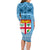 Fiji Rugby Family Matching Long Sleeve Bodycon Dress and Hawaiian Shirt Fijian Go 2023 World Cup - Wonder Print Shop