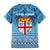 Fiji Rugby Family Matching Off Shoulder Long Sleeve Dress and Hawaiian Shirt Fijian Go 2023 World Cup - Wonder Print Shop