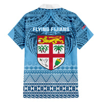 Fiji Rugby Family Matching Off Shoulder Short Dress and Hawaiian Shirt Fijian Go 2023 World Cup - Wonder Print Shop