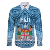 Fiji Rugby Family Matching Off Shoulder Short Dress and Hawaiian Shirt Fijian Go 2023 World Cup - Wonder Print Shop