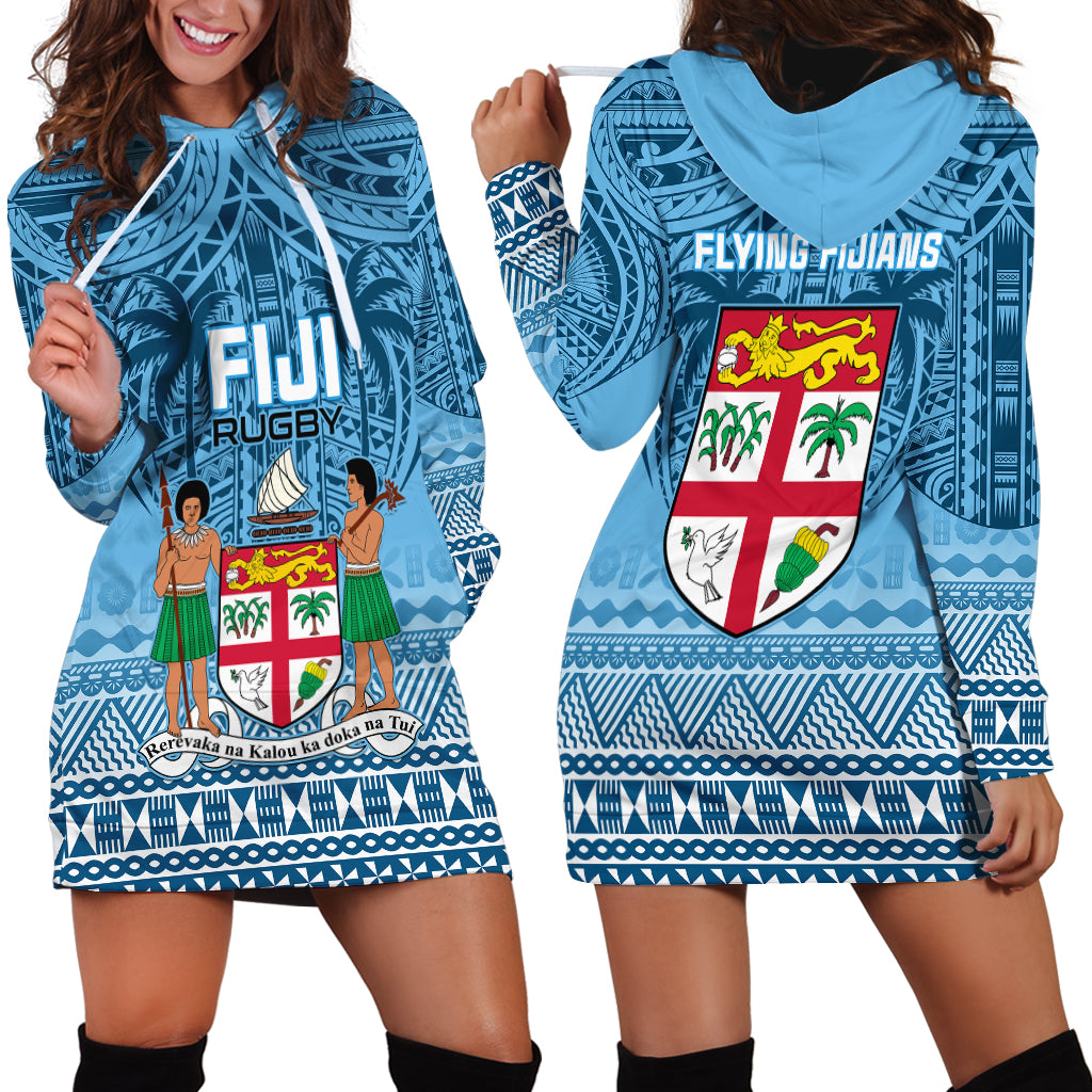 Fiji Rugby Hoodie Dress Fijian Go 2023 World Cup - Wonder Print Shop