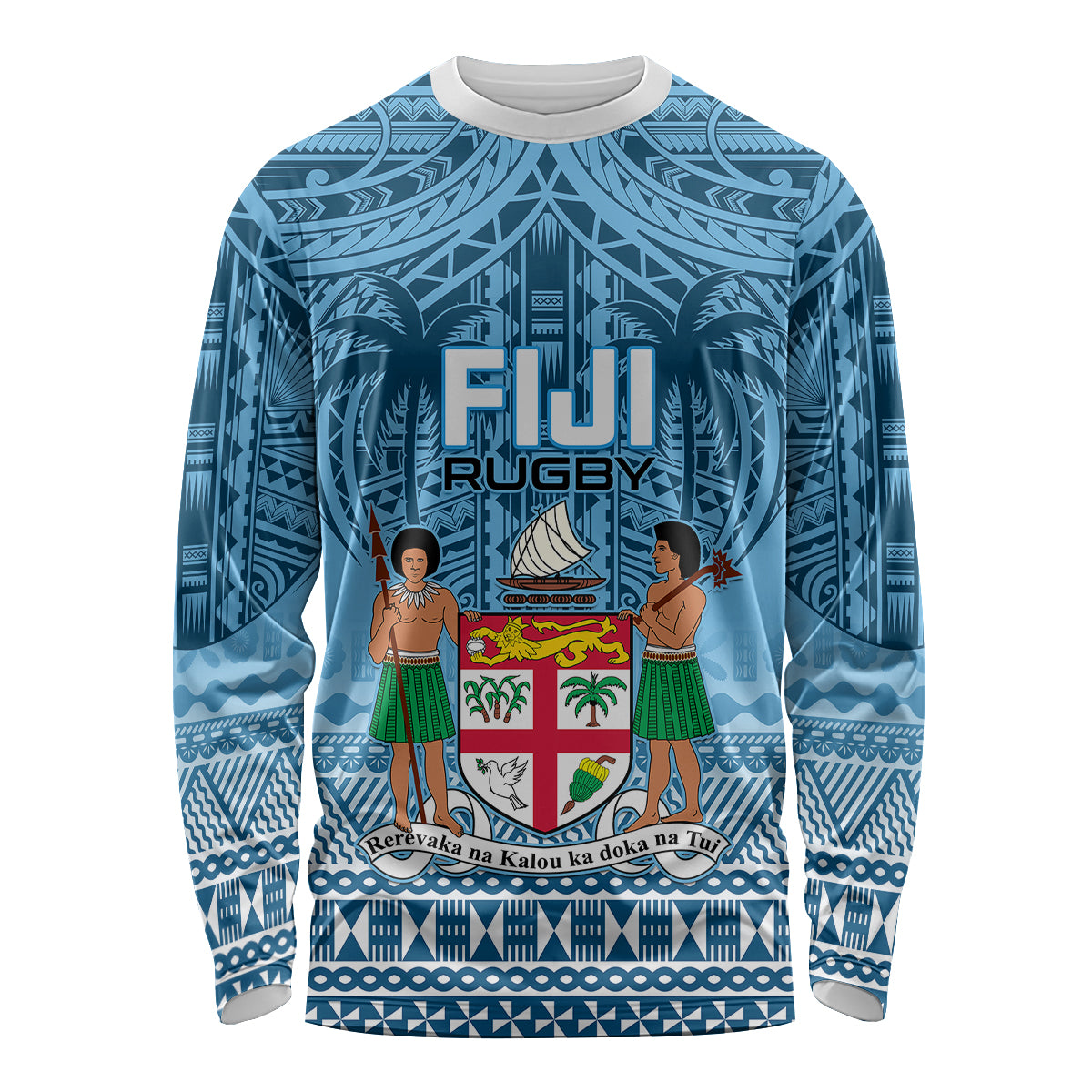 Fiji Rugby Long Sleeve Shirt Fijian Go 2023 World Cup - Wonder Print Shop