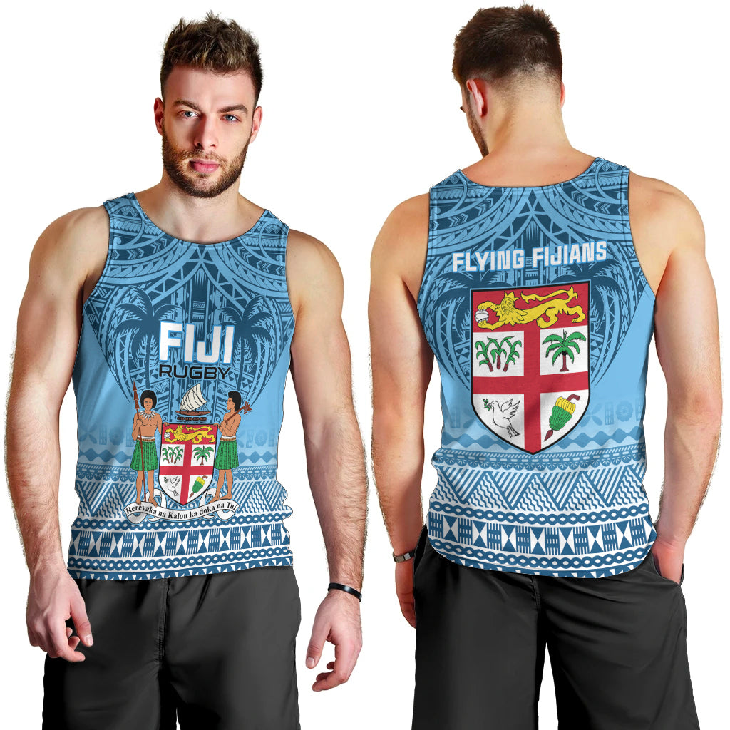 Fiji Rugby Men Tank Top Fijian Go 2023 World Cup - Wonder Print Shop