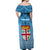 Fiji Rugby Off Shoulder Maxi Dress Fijian Go 2023 World Cup - Wonder Print Shop