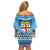 Fiji Rugby Off Shoulder Short Dress Fijian Go 2023 World Cup - Wonder Print Shop
