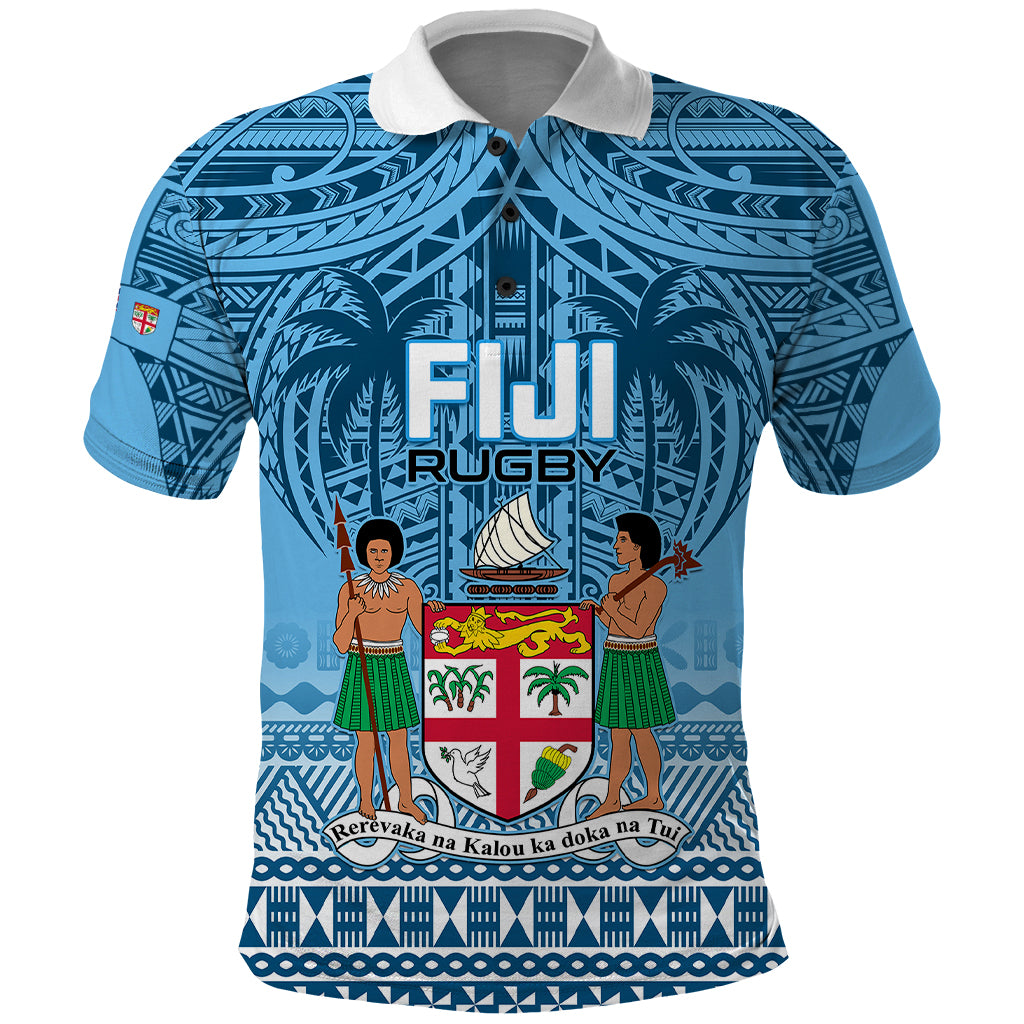 Fiji Rugby Polo Shirt Fijian Go 2023 World Cup - Wonder Print Shop