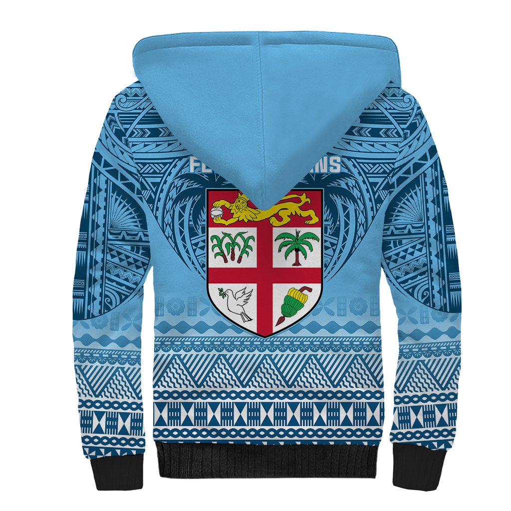 Fiji Rugby Sherpa Hoodie Fijian Go 2023 World Cup - Wonder Print Shop