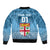 Custom Fiji Rugby Bomber Jacket Fijian Go 2023 World Cup - Wonder Print Shop