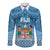 Custom Fiji Rugby Long Sleeve Button Shirt Fijian Go 2023 World Cup - Wonder Print Shop