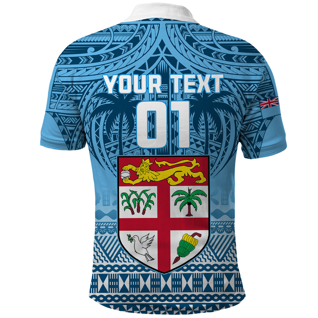 Custom Fiji Rugby Polo Shirt Fijian Go 2023 World Cup - Wonder Print Shop