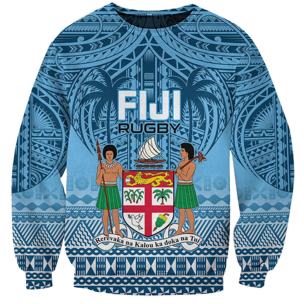 Custom Fiji Rugby Sweatshirt Fijian Go 2023 World Cup - Wonder Print Shop