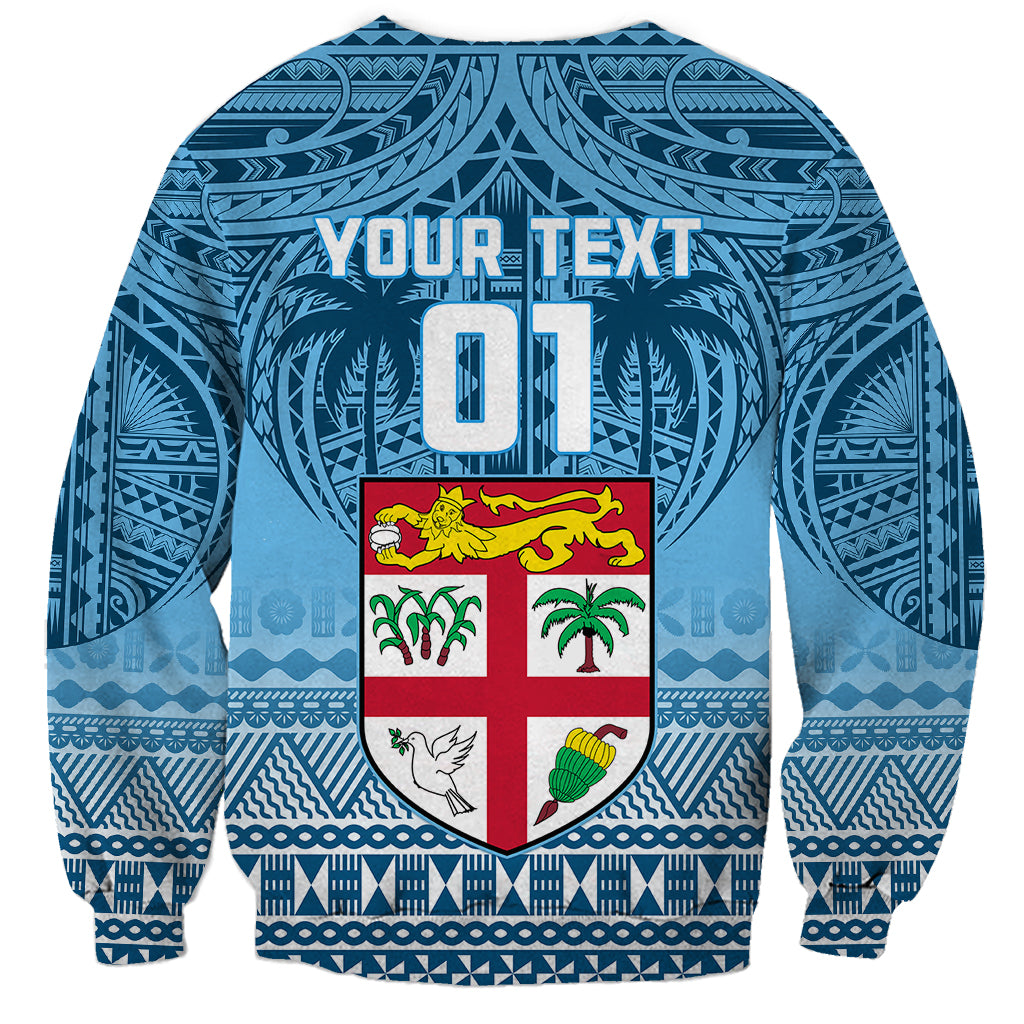 Custom Fiji Rugby Sweatshirt Fijian Go 2023 World Cup - Wonder Print Shop