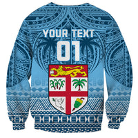 Custom Fiji Rugby Sweatshirt Fijian Go 2023 World Cup - Wonder Print Shop