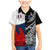 Custom New Zealand And France Rugby Family Matching Mermaid Dress and Hawaiian Shirt XV de France Kiwi Silver Fern 2023 World Cup - Wonder Print Shop