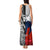 Custom New Zealand And France Rugby Tank Maxi Dress XV de France Kiwi Silver Fern 2023 World Cup - Wonder Print Shop
