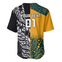 Custom New Zealand And Australia Rugby Baseball Jersey Wallabies Kiwi Silver Fern 2023 World Cup - Wonder Print Shop