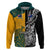 Custom New Zealand And Australia Rugby Hoodie Wallabies Kiwi Silver Fern 2023 World Cup - Wonder Print Shop