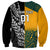 Custom New Zealand And Australia Rugby Sweatshirt Wallabies Kiwi Silver Fern 2023 World Cup - Wonder Print Shop