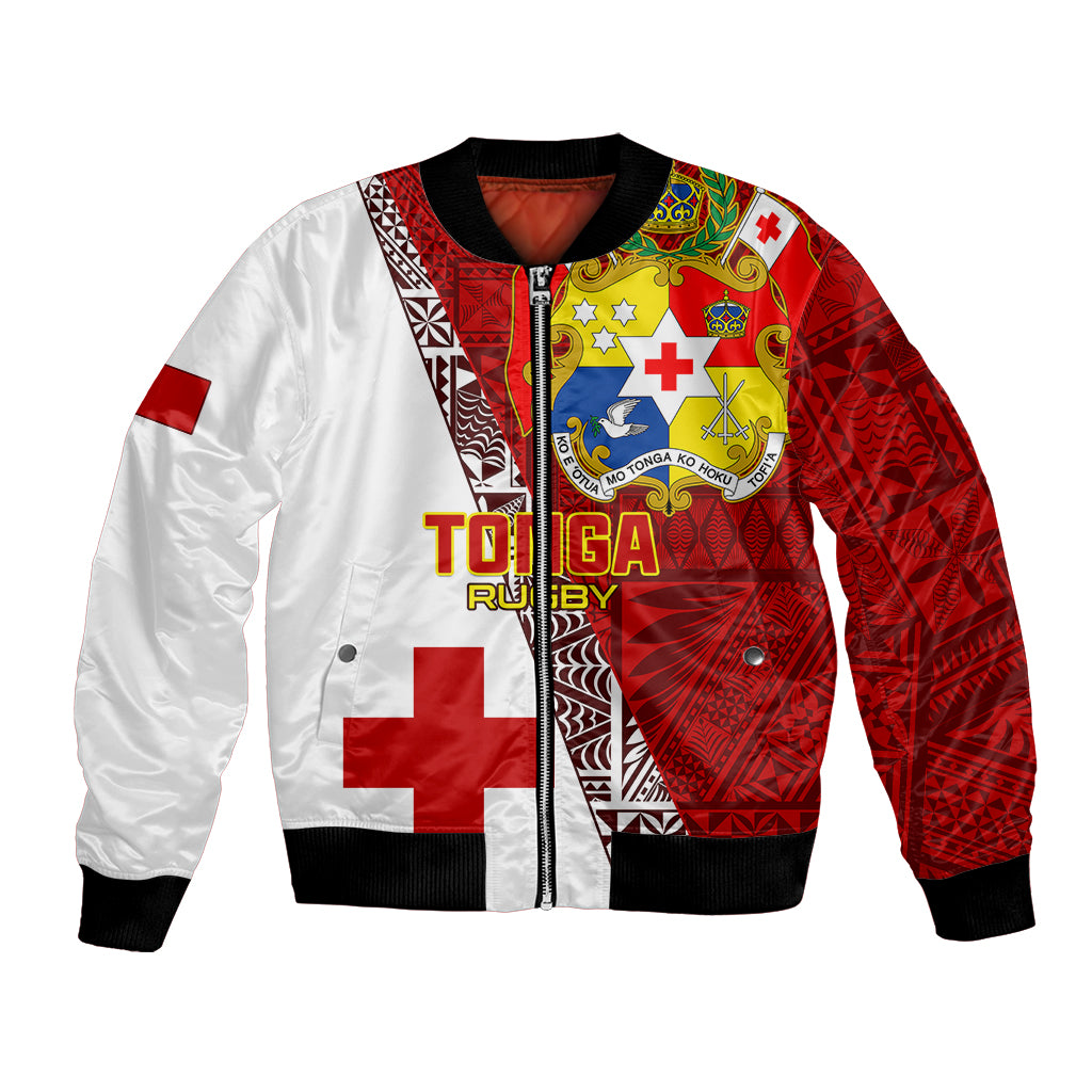 Tonga Rugby Bomber Jacket Tongan Go 2023 World Cup - Wonder Print Shop
