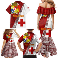 Tonga Rugby Family Matching Mermaid Dress and Hawaiian Shirt Tongan Go 2023 World Cup - Wonder Print Shop