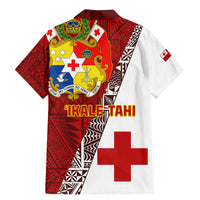 Tonga Rugby Family Matching Mermaid Dress and Hawaiian Shirt Tongan Go 2023 World Cup - Wonder Print Shop