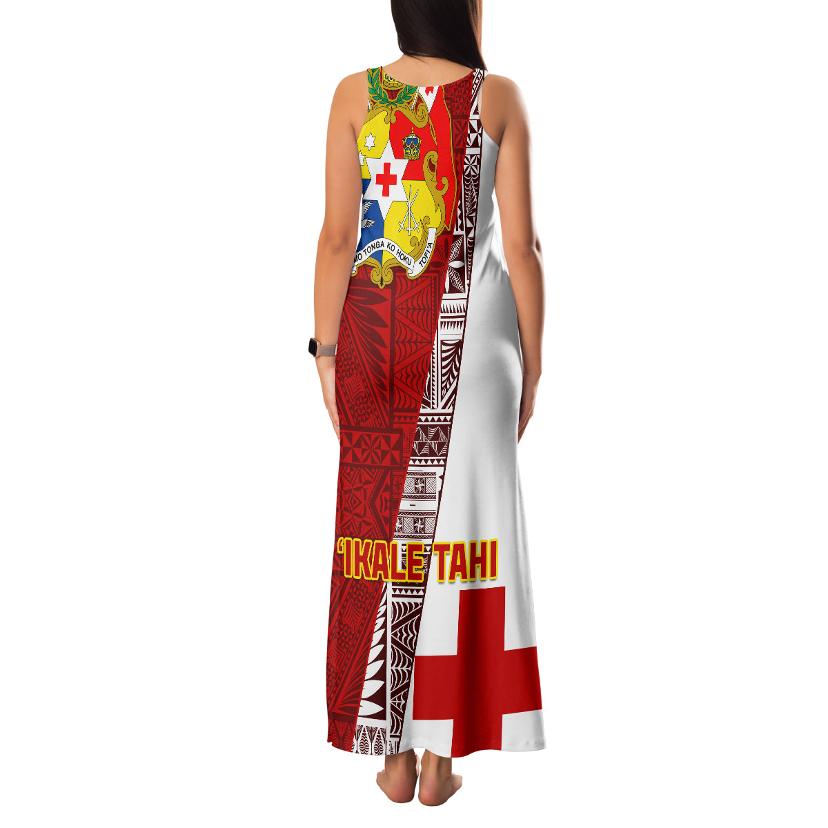 Tonga Rugby Family Matching Tank Maxi Dress and Hawaiian Shirt Tongan Go 2023 World Cup - Wonder Print Shop