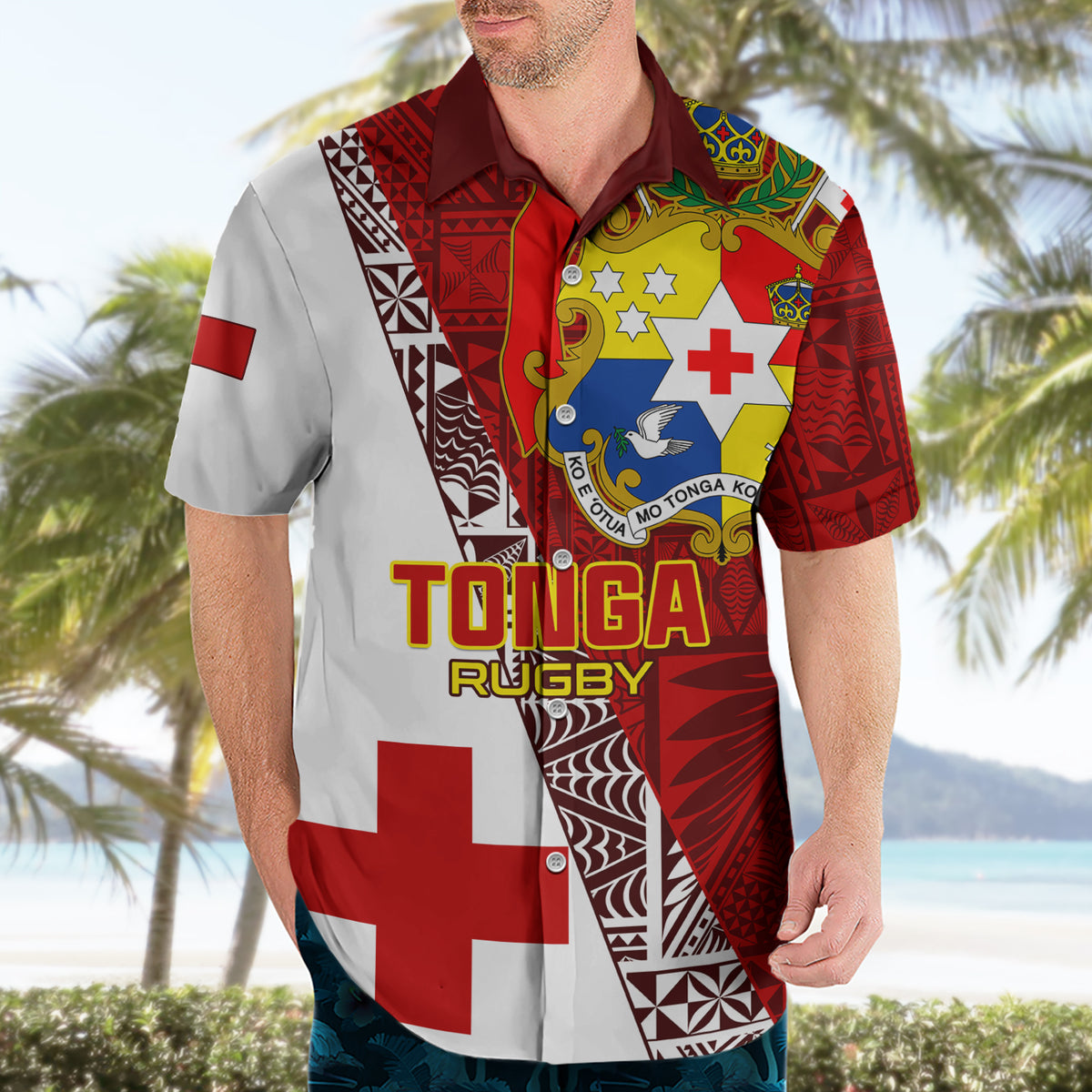 Tonga Rugby Hawaiian Shirt Tongan Go 2023 World Cup - Wonder Print Shop