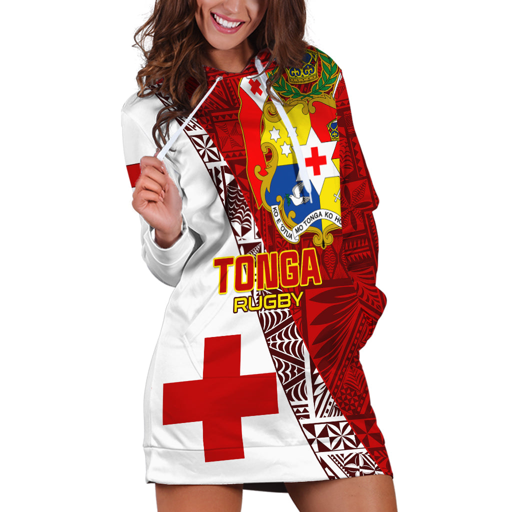 Tonga Rugby Hoodie Dress Tongan Go 2023 World Cup - Wonder Print Shop