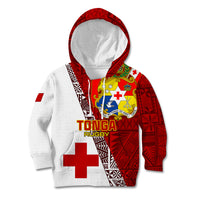 Tonga Rugby Kid Hoodie Tongan Go 2023 World Cup - Wonder Print Shop