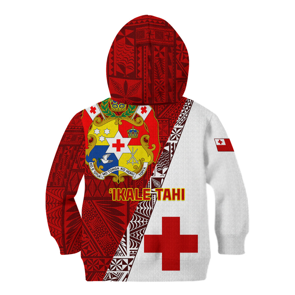 Tonga Rugby Kid Hoodie Tongan Go 2023 World Cup - Wonder Print Shop