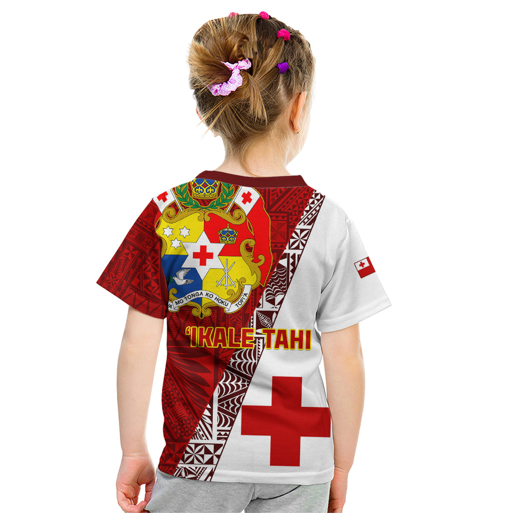 Tonga Rugby Kid T Shirt Tongan Go 2023 World Cup - Wonder Print Shop