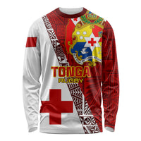 Tonga Rugby Long Sleeve Shirt Tongan Go 2023 World Cup - Wonder Print Shop