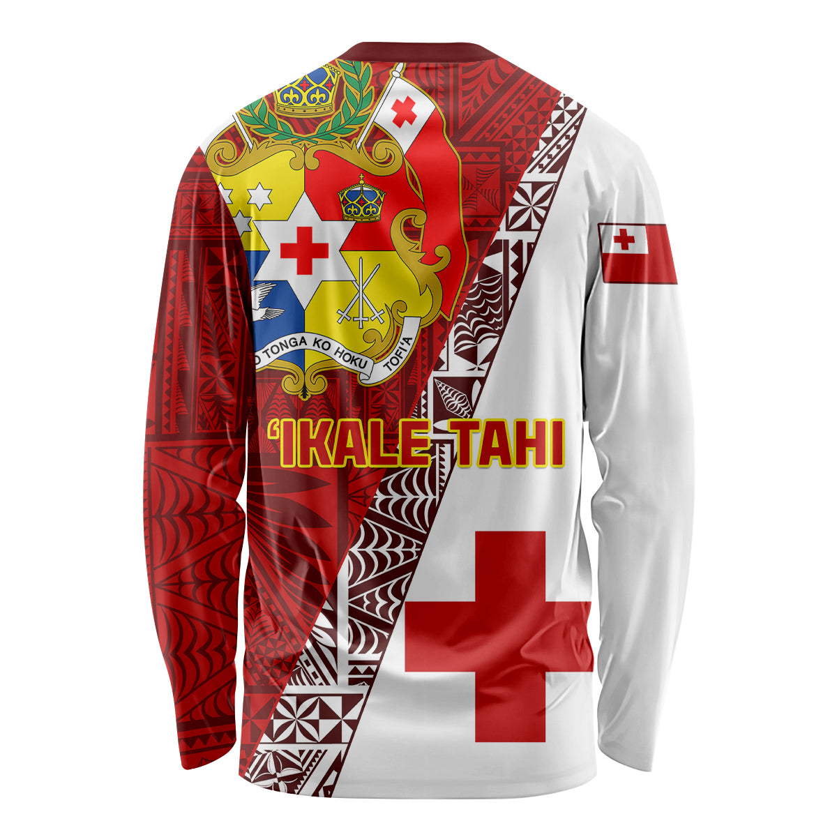 Tonga Rugby Long Sleeve Shirt Tongan Go 2023 World Cup - Wonder Print Shop