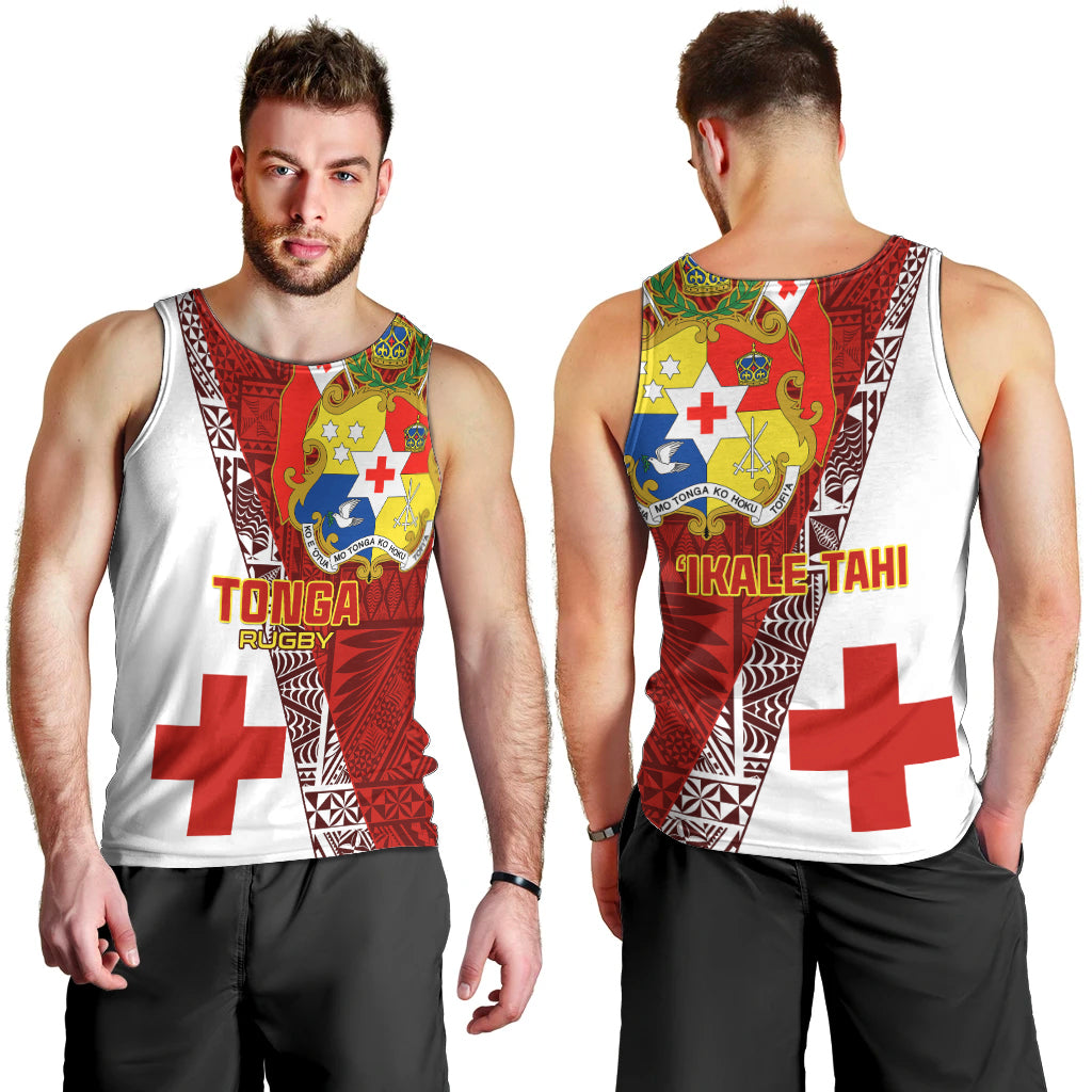 Tonga Rugby Men Tank Top Tongan Go 2023 World Cup - Wonder Print Shop