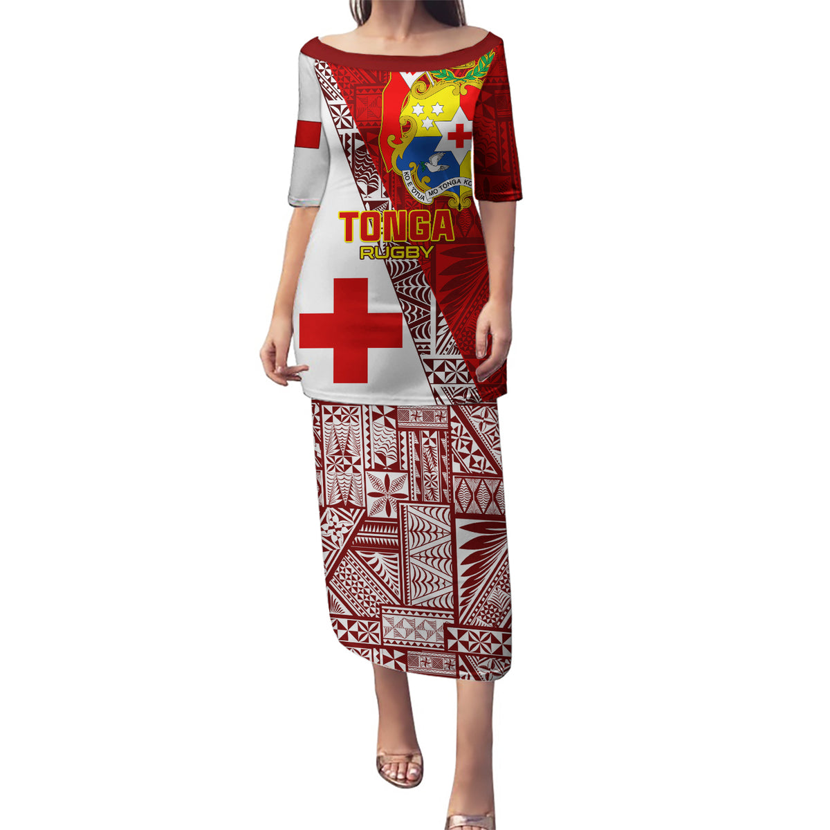 Tonga Rugby Puletasi Tongan Go 2023 World Cup - Wonder Print Shop