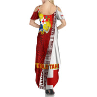 Tonga Rugby Summer Maxi Dress Tongan Go 2023 World Cup - Wonder Print Shop