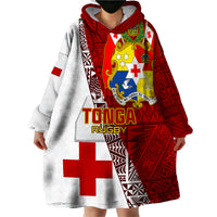 Tonga Rugby Wearable Blanket Hoodie Tongan Go 2023 World Cup - Wonder Print Shop