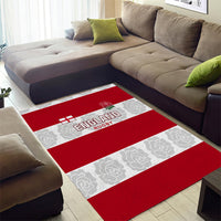 Custom England Rugby Area Rug The Red Rose Champion World Cup 2023 - Wonder Print Shop