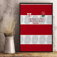 Custom England Rugby Canvas Wall Art The Red Rose Champion World Cup 2023 - Wonder Print Shop