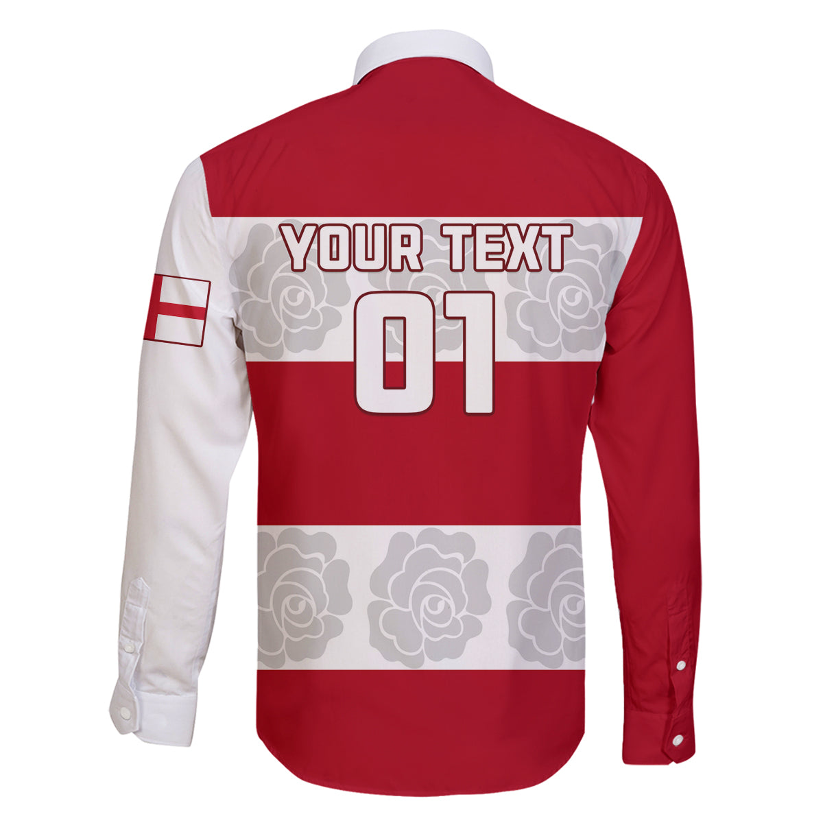 Custom England Rugby Family Matching Long Sleeve Bodycon Dress and Hawaiian Shirt The Red Rose Champion World Cup 2023 - Wonder Print Shop