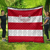 Custom England Rugby Quilt The Red Rose Champion World Cup 2023 - Wonder Print Shop