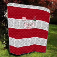 Custom England Rugby Quilt The Red Rose Champion World Cup 2023 - Wonder Print Shop