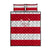 Custom England Rugby Quilt Bed Set The Red Rose Champion World Cup 2023 - Wonder Print Shop