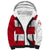 Custom England Rugby Sherpa Hoodie The Red Rose Champion World Cup 2023 - Wonder Print Shop