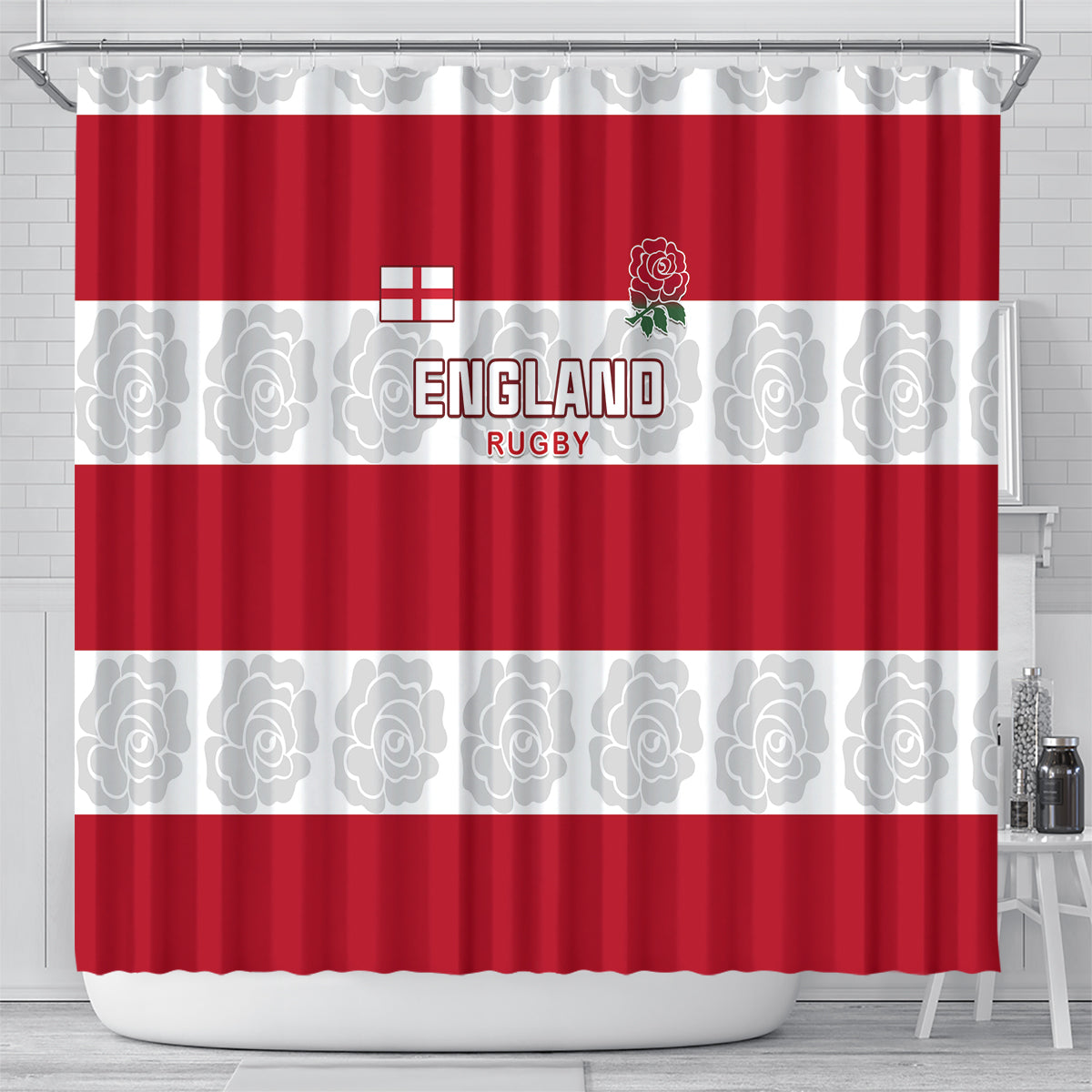 custom-england-rugby-shower-curtain-the-red-rose-champion-world-cup-2023
